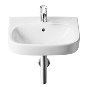 Roca 45 cm Waschbecken mit Halbsäule Debba
