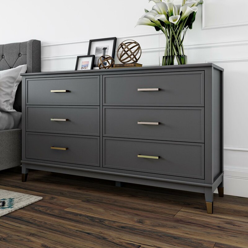CosmoLiving by Cosmopolitan Westerleigh 6 Drawer Double