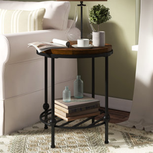Knotty Pine End Table Wayfair Stellan End Table