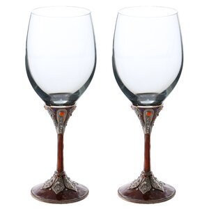 Wilkinson Royal Metal 12 Oz. All Purpose Wine Glass (Set of 2)