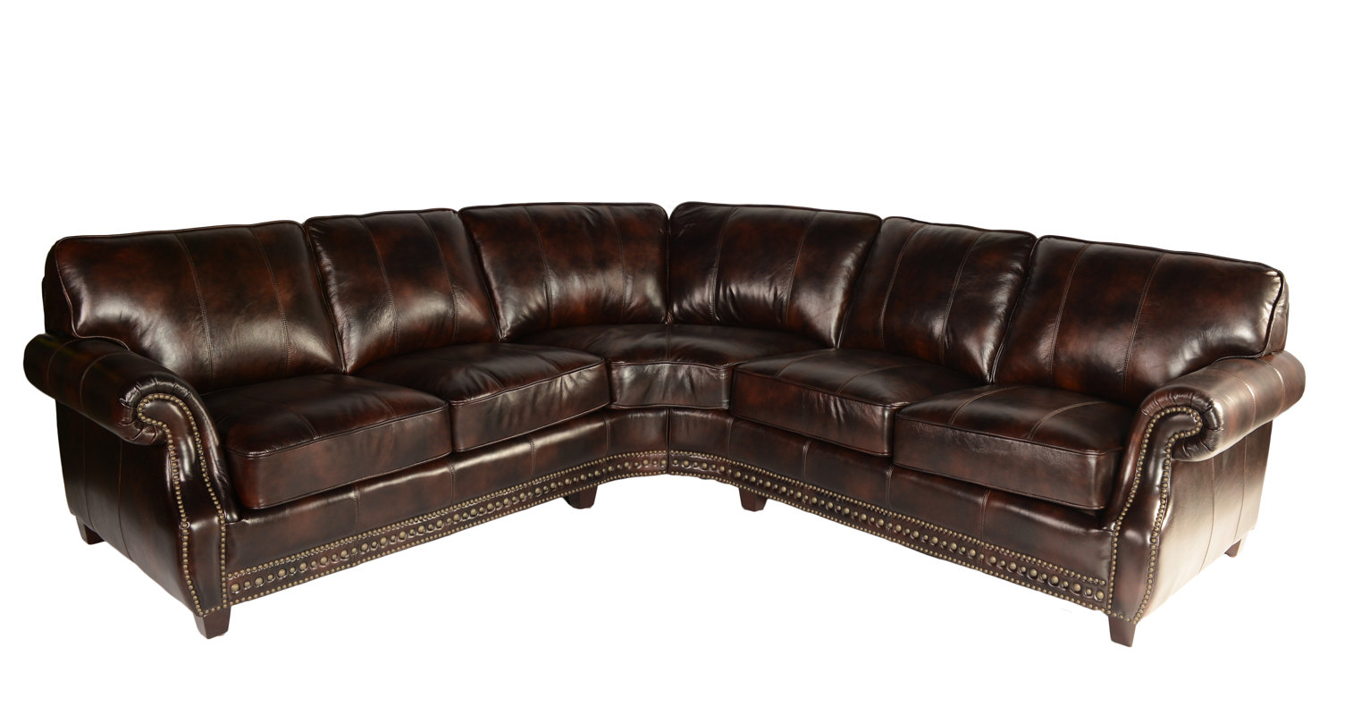 Lazzaro Leather Anna Leather Sectional & Reviews Wayfair