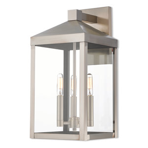 Demery 3-Light Outdoor Wall Lantern