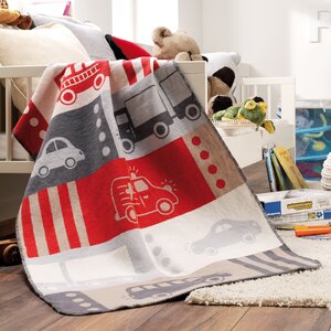 Automobiles Cotton Pure Baby Blanket