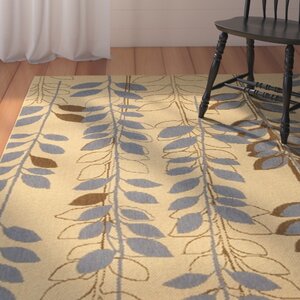 Laurel Natural Brown/Blue Rug