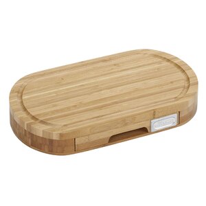 5 Piece Bamboo Cheese Board and Knife Set