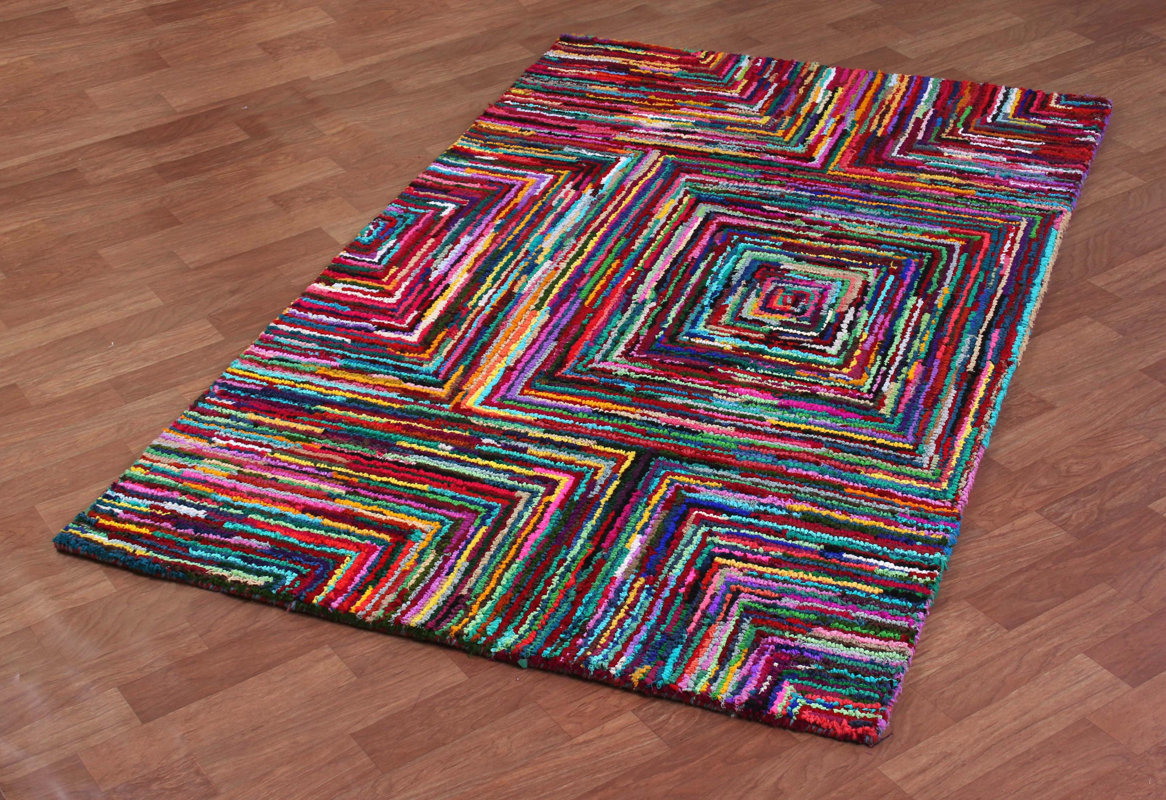 Brilliant Ribbon Hand Woven Cotton Multi-Colored Area Rug ... (1166 x 800 Pixel)