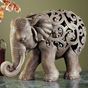 Anjan the Elephant Jali Figurine