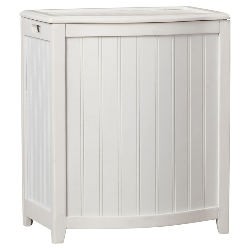 Darby Home Co Flip Lid Wood Laundry Hamper & Reviews Wayfair