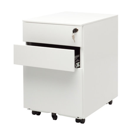 Office 3 Drawer Mobile File Cabinet Reviews Allmodern Office 3 Drawer Mobile File Cabinet