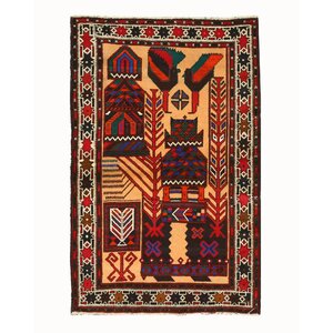 Baluchi Hand-Knotted Area Rug