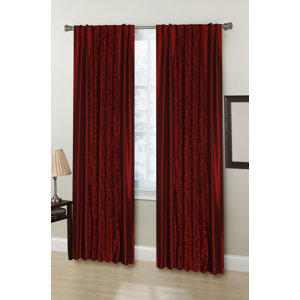 Granville Solid Semi-Sheer Rod Pocket Curtain Panels (Set of 2)