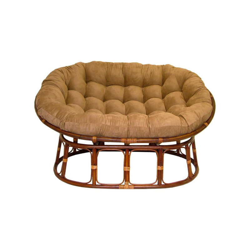 Pampasan Chair international caravan rattan double papasan chair with micro suede Pampasan Chair international caravan rattan double papasan chair with micro suede