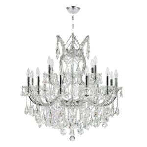 Colliers 19-Light Crystal Chandelier