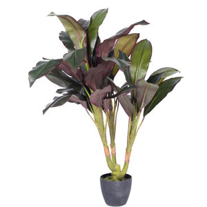 Real Touch Floor Dracaena Plant in Pot