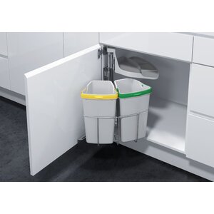 Oeko Pull Out Trash Can (Set of 2)