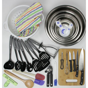 41 Piece My First Kitchen Starter Pack for Weddings Utensil Set