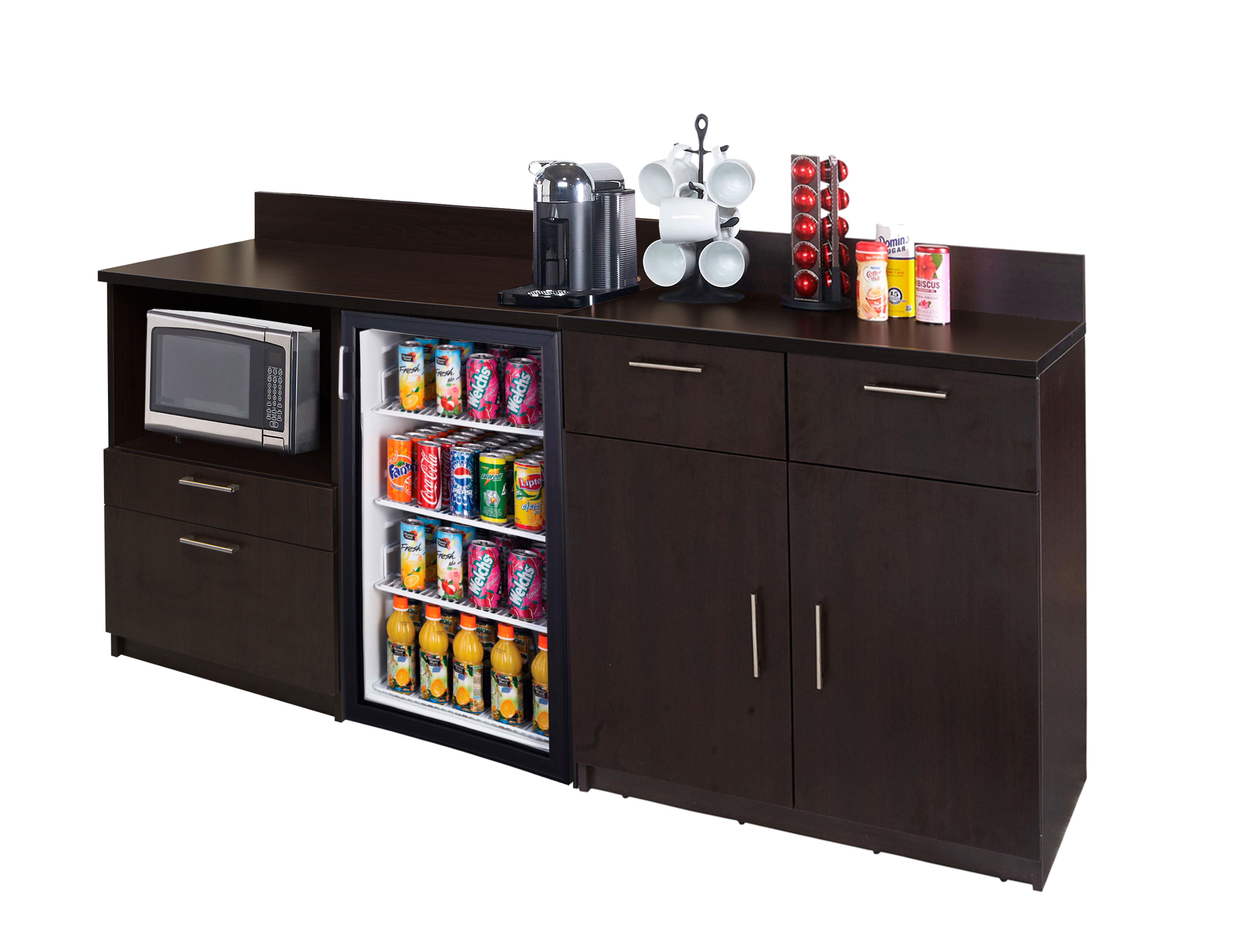 Breaktime Coffee Kitchen Lunch Break Room 36" x 84" Base ...