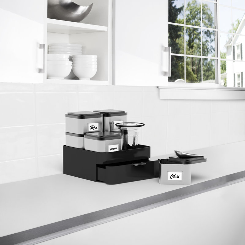 Mind Reader Loose Leaf 10 Piece Tea and Accessory Holder Set & Reviews