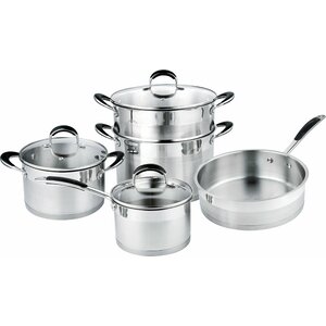 8-Piece Stainless Steel Cookware Set