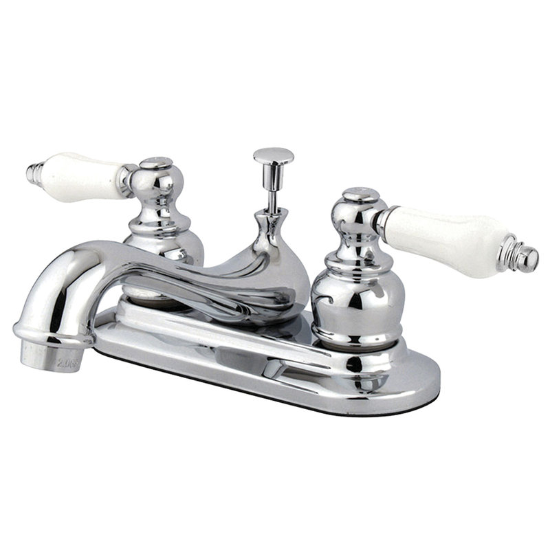 Kingston Brass Restoration Centerset Bathroom Sink Faucet & Reviews