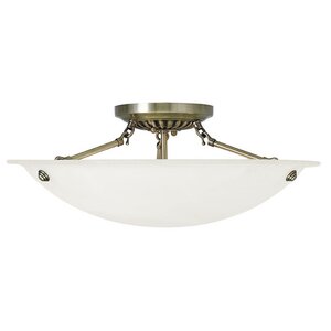 Everett 3-Light Semi Flush Mount