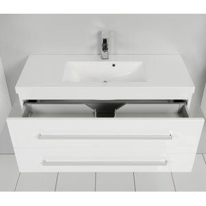100 cm wandbefestigter Waschbeckenunterschrank A..