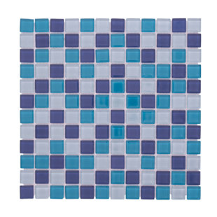 Aqua Backsplash Tile Wayfair Crystal Pool 12 X Gl Mosaic Backsplash Tile In Blue White