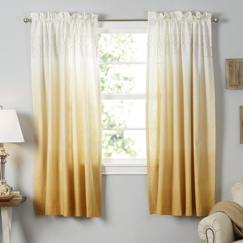 Vue Signature Arashi Solid Semi Sheer Rod Pocket Single