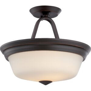 Calvin 2-Light Semi Flush Mount