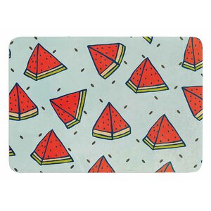 Watermelon Summer Love by Strawberringo Bath Mat