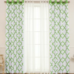 Josh 4 Piece Thermal Grommet Curtain Panels