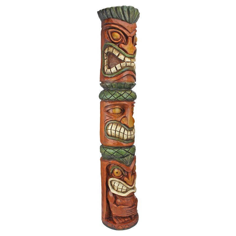 Design Toscano Aloha Hawaii Tiki Moai Haku Pani Statue & Reviews | Wayfair