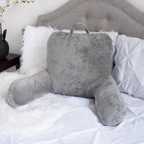 Laude Run Saulsbury Plush Bed Rest Pillow Reviews Wayfair