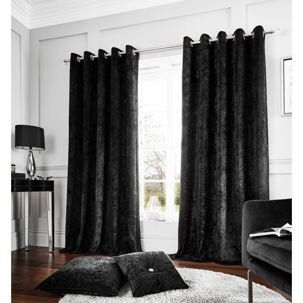 Curtains Drapes Valances Catherine Lansfield Luxury Crushed