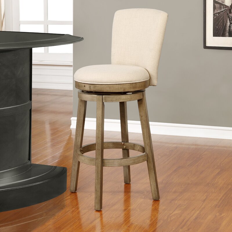 Laurel Foundry Modern Farmhouse Amaranthe 30 Swivel Bar Stool   Amaranthe 30%2522 Swivel Bar Stool 