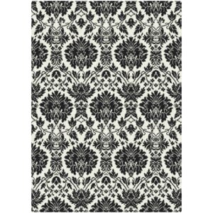 Manor Uptown Hand-Tufted Black/White Area Rug