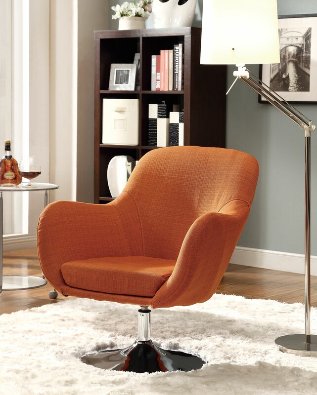 Lounge Chair in Orange & Reviews | AllModern