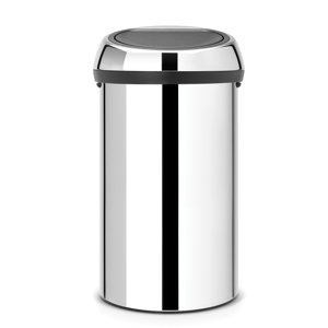 Brilliant Steel 16 Gallon Touch Top Trash Can