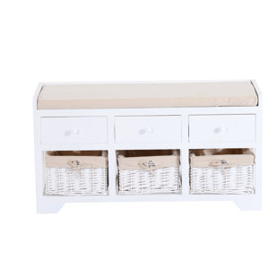 Hall Storage Bench Wayfair Co Uk Wood Storage Hallway Bench