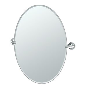 Cafu00e9 Oval Mirror
