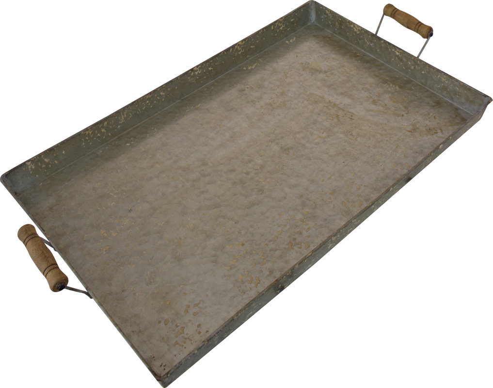 Laurel Foundry Modern Farmhouse Metal Serving Tray & Reviews Wayfair