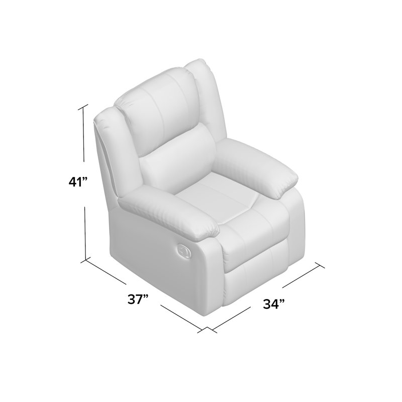 Andover Mills Parsonsfield Manual Glider Recliner & Reviews Wayfair