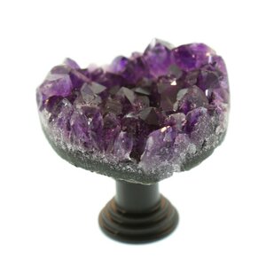 Purple Amethyst Crystal Knob