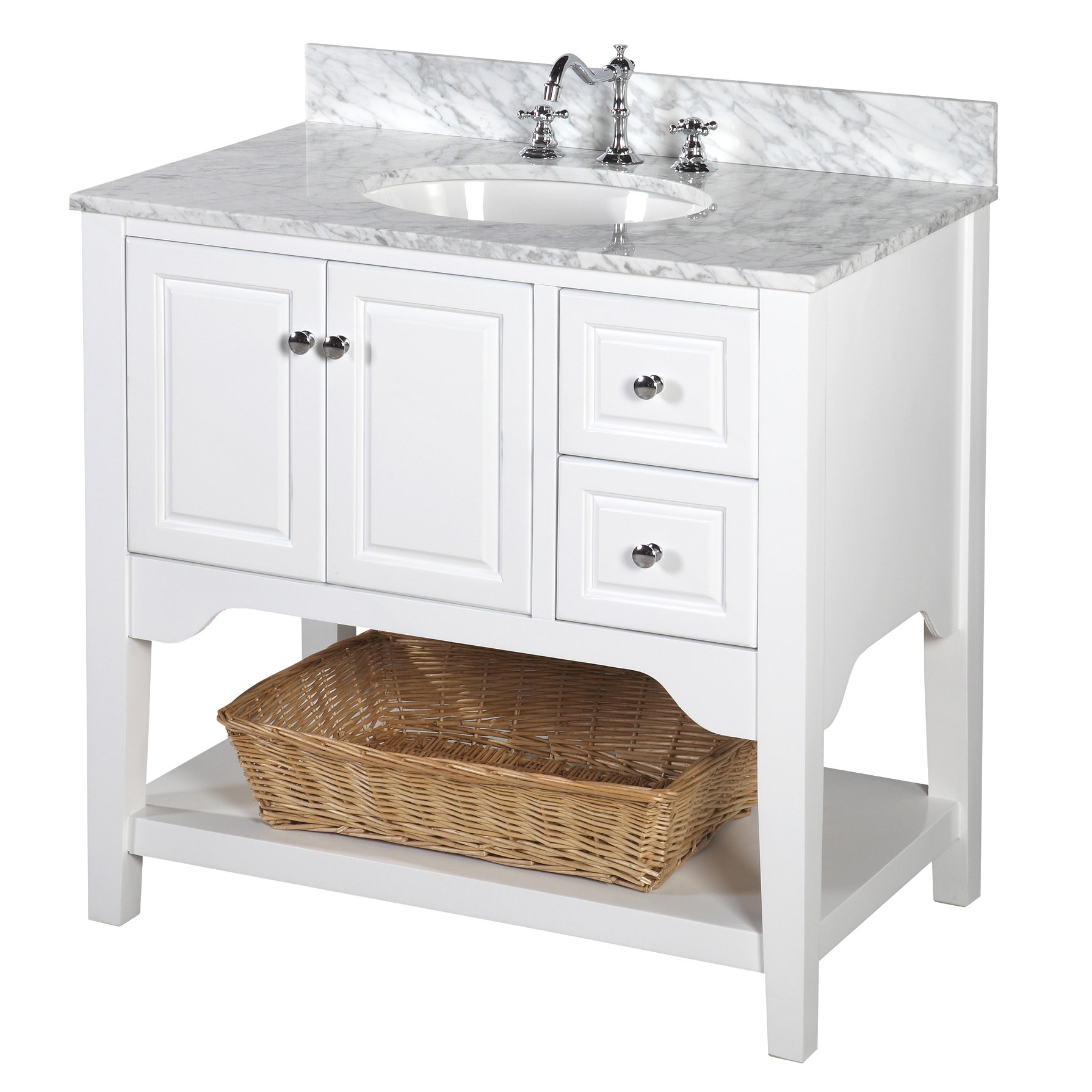 KBC Washington 36" Single Bathroom Vanity Set & Reviews Wayfair