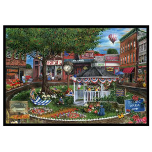 Summer Concert Series 4th of July Doormat