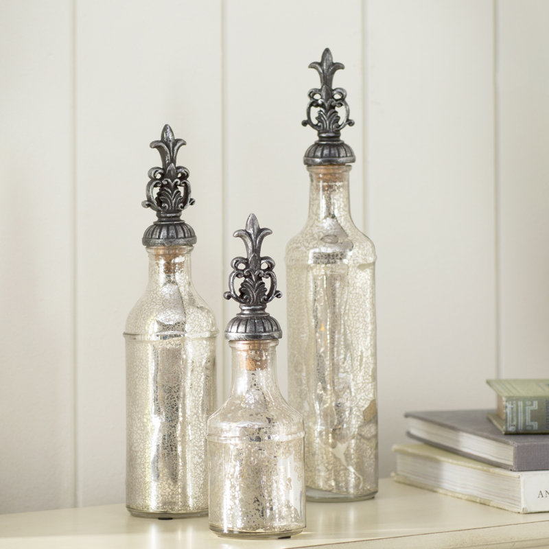 Merignac 3 Piece Decorative Bottle Set & Reviews Joss & Main