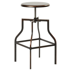 Arcadius Adjustable Height Swivel Bar Stool by Mercury Row