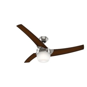 Eurus 54-Inch Single Light 3-Blade Ceiling Fan