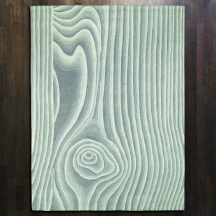 Wood Grain Rug Wayfair Wood Grain Hand Tufted Wool Gray Area Rug