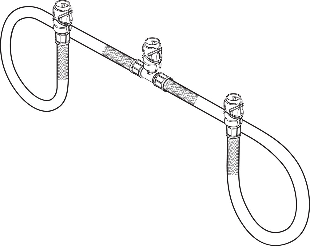 Delta 67' Widespread Quick Connect Extender Bathroom / Kitchen Faucet